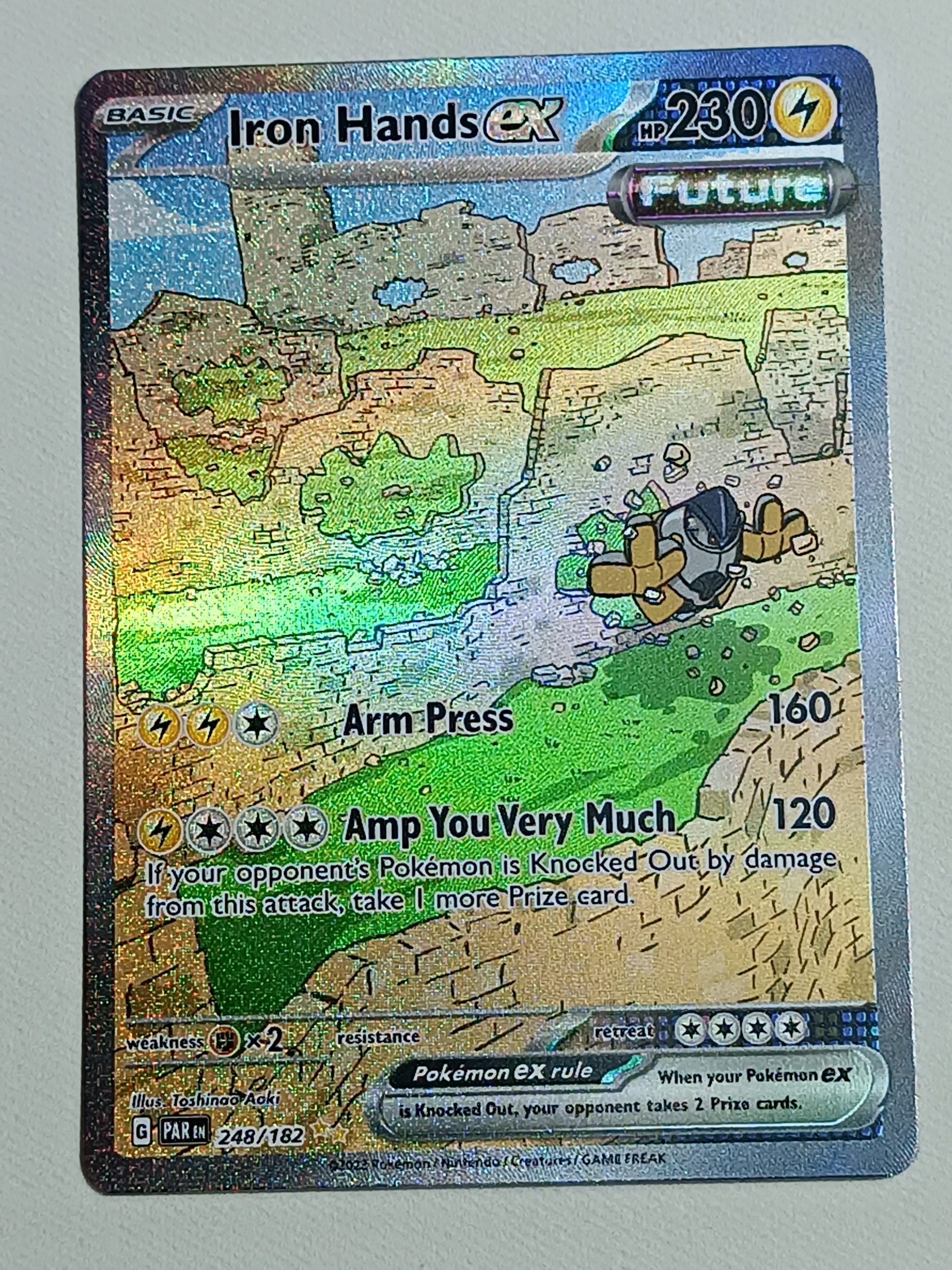 iron hands ex pokemon card value Amazon.com: Pokemon - Iron Hands ex 248/182 - Paradox Rift - Special  Illustration Rare