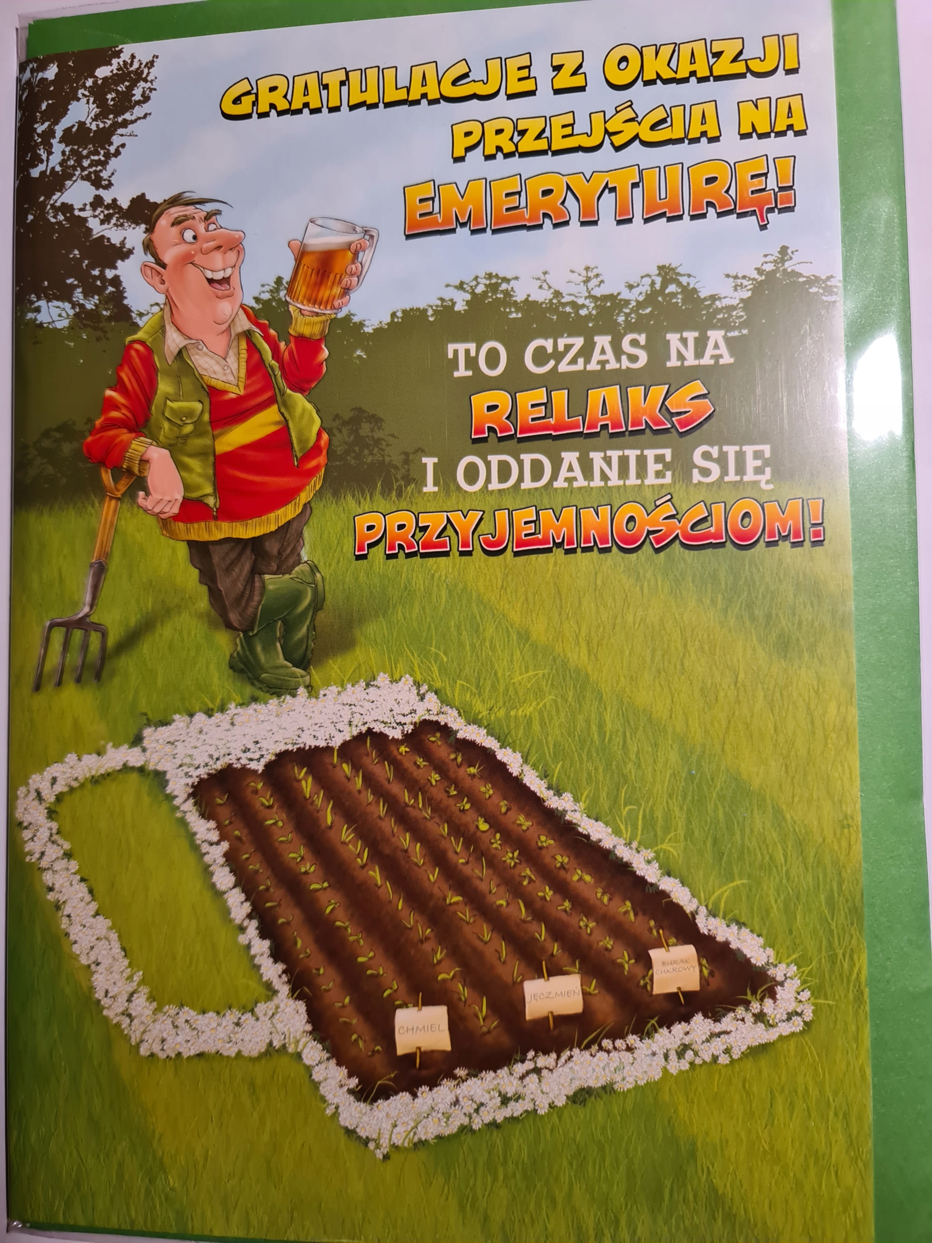 

kartka Z Okazji Przejścia Na EMERYTURę Emerytura