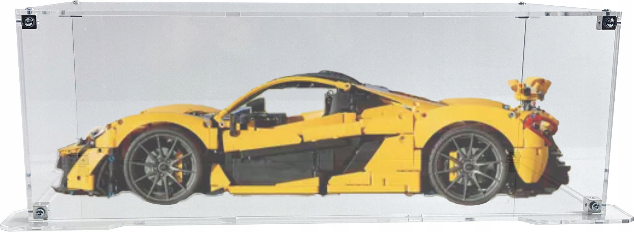 Vitrína s podstavcem Drewlandia pro stavebnici Lego 42172 Technic McLaren P1