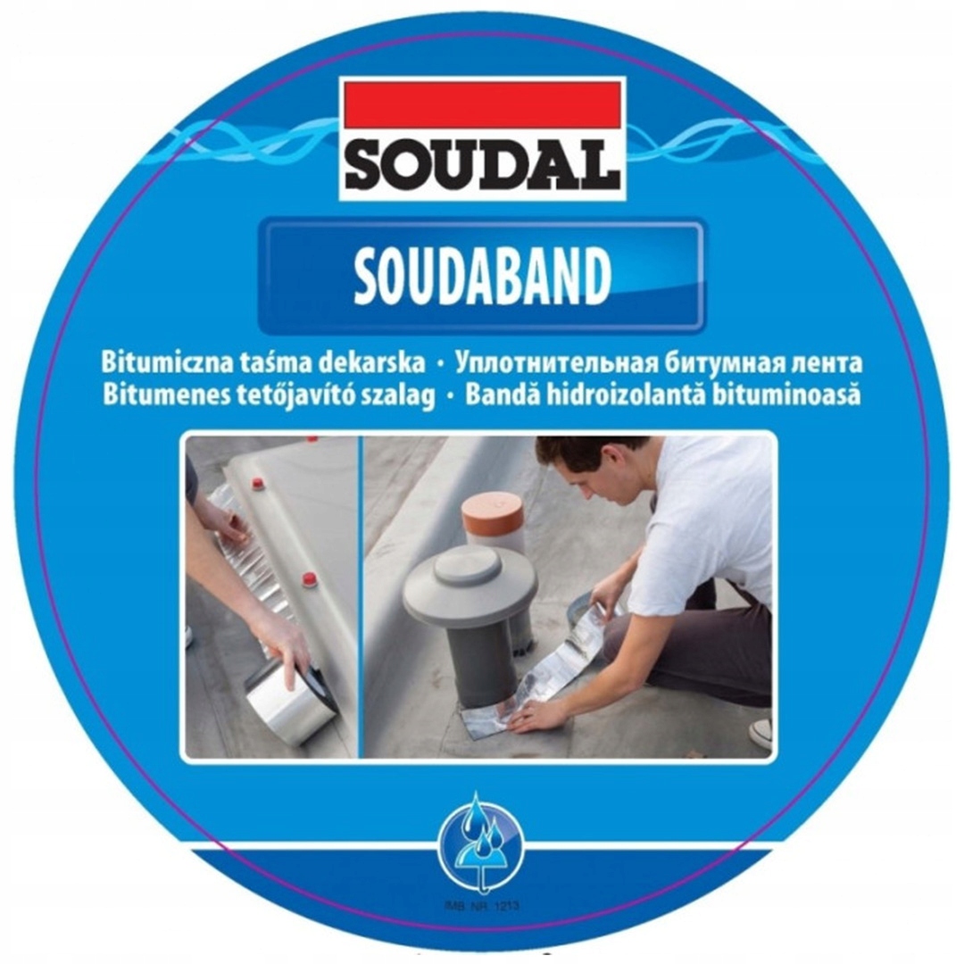 Hliníková pokrývačská těsnící páska Soudal 15 cm x 10 m
