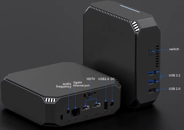 Firebat ミニPC N100 RAM 16GB SSD 512GB FIREBAT S1 Intel N100 CPU Mini PC Computer Gamer Gaming DDR4