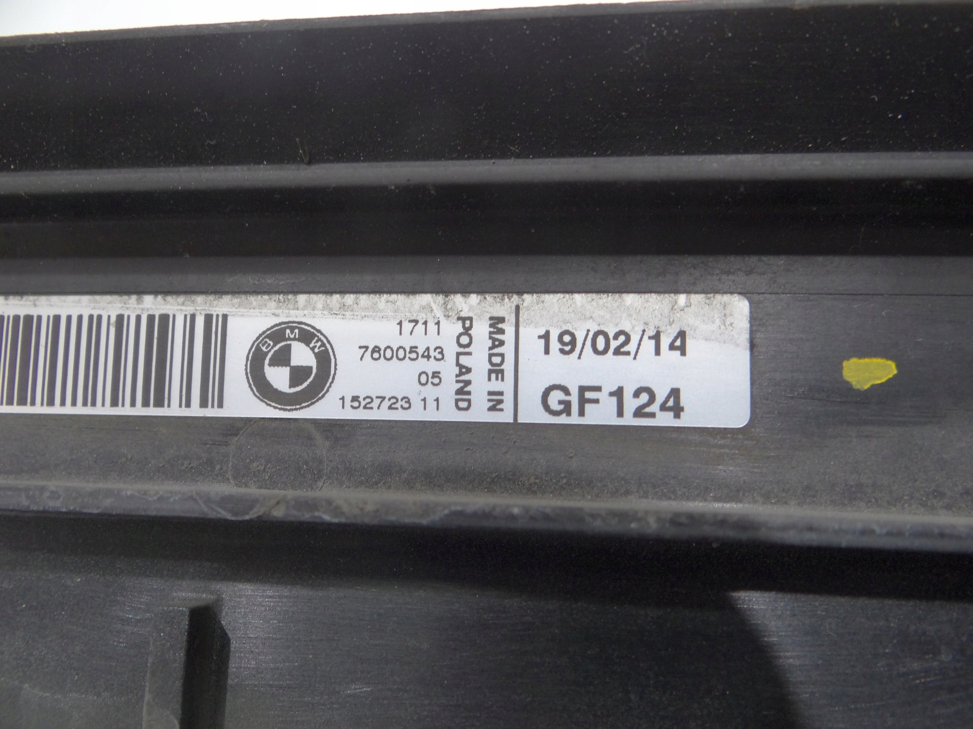 cover radiator BMW I3 OE 7643064