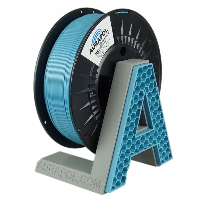 Filament Aurapol Pla 3D Summer Sky Modrý 1kg 1,75mm