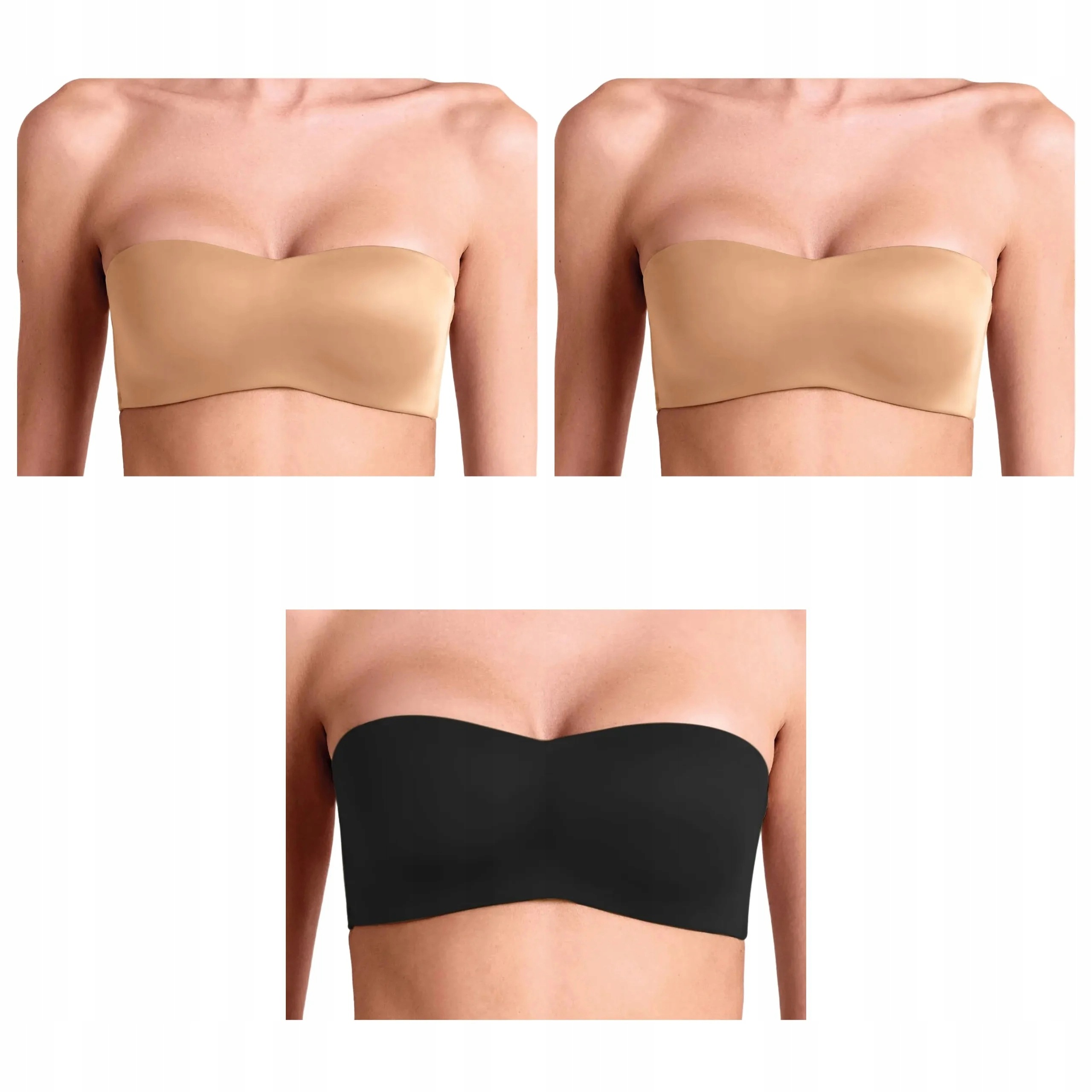 3 ks Podprsenka Lormar Feel Ultrashine 2x zlatá černá S