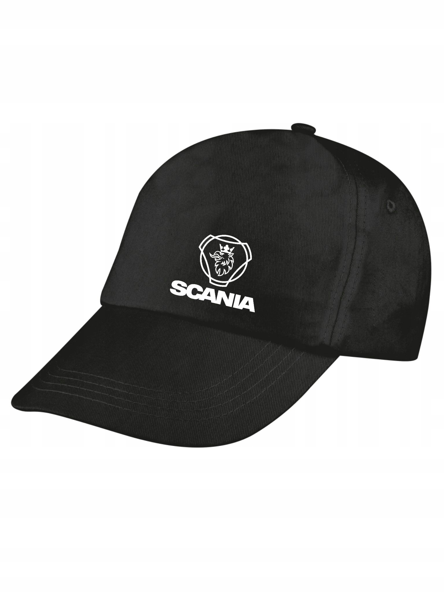 CZAPKA Z DASZKIEM SCANIA UNISEX BEJSBOLÓWKA REGULOWANA CZARNA
