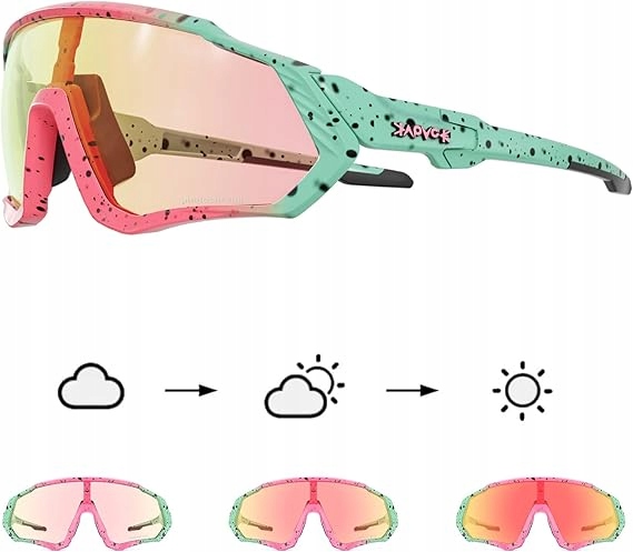 Cyklistické brýle Kapvoe Fotochromatické sluneční