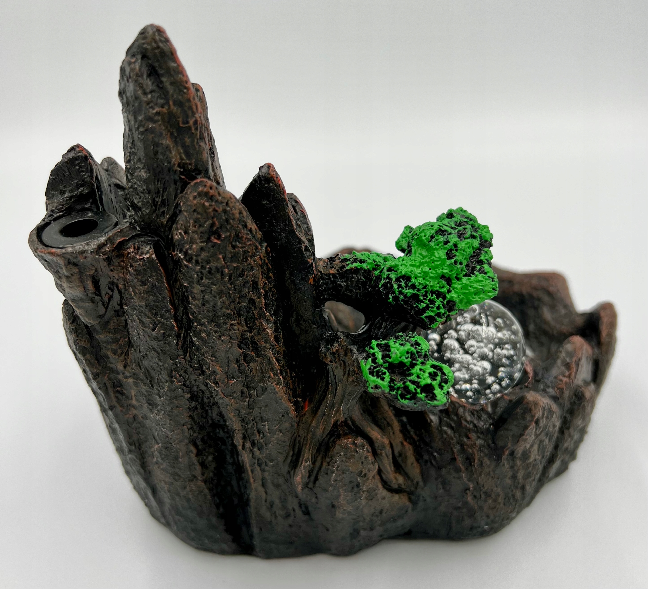 Kominek zapachowy Backflow, Światynia z LEDami, 16 cm Materiał inny