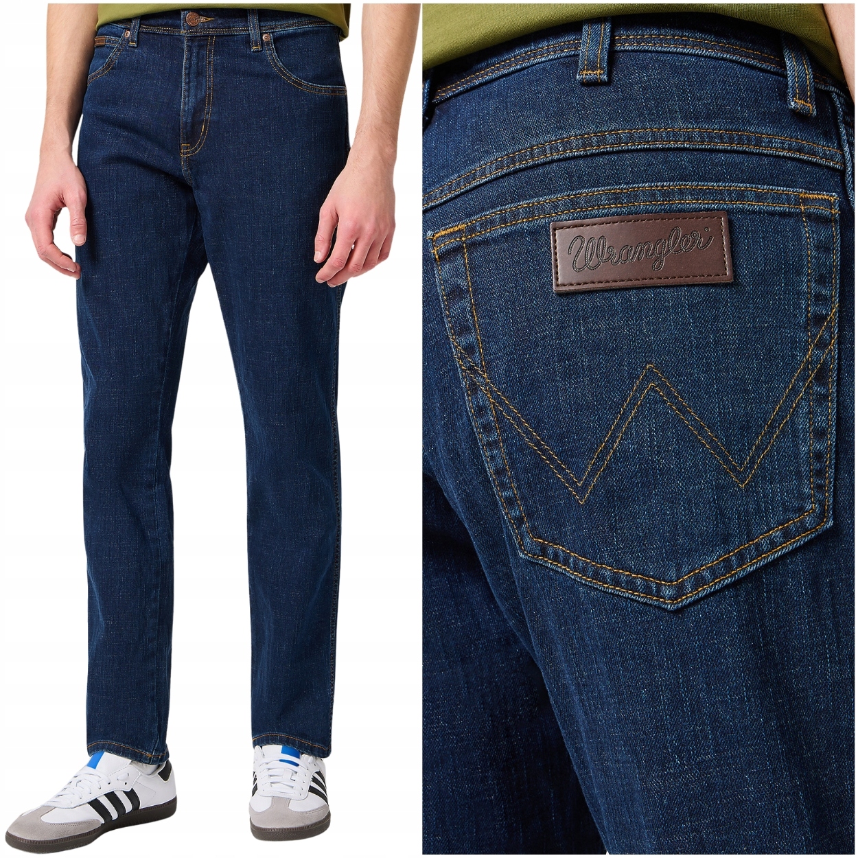 Wrangler Texas Slim Cross Game lehce přiléhavé džínové kalhoty W42 L32