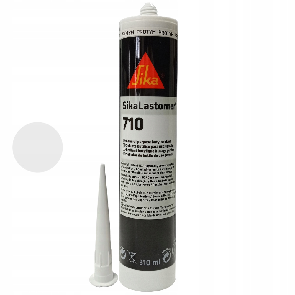 

SikaLastomer 710 uszczelniacz butylowy biały butyl