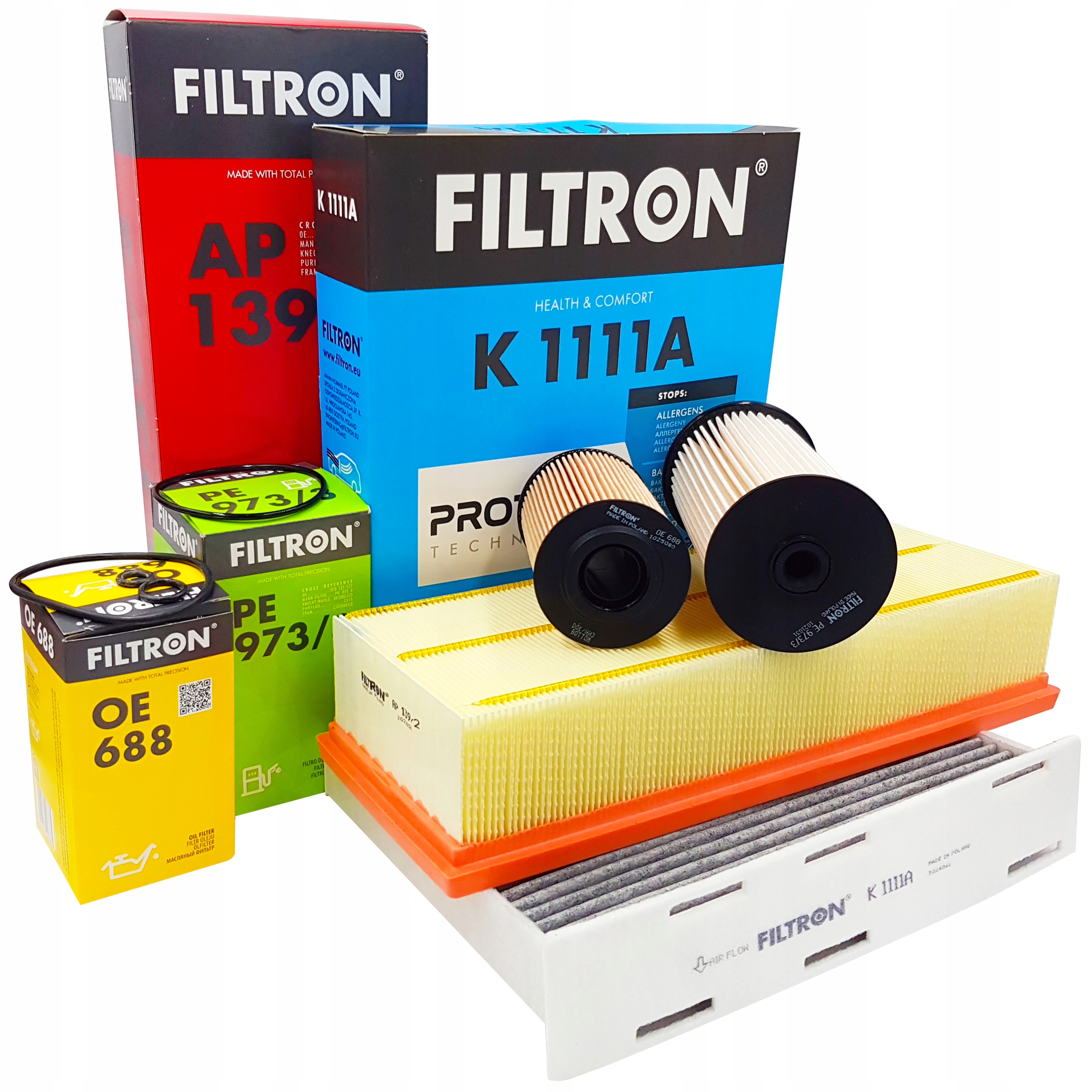 

Zestaw Filtrów Filtron Do Audi A3 8P1 1.6 2.0 Tdi