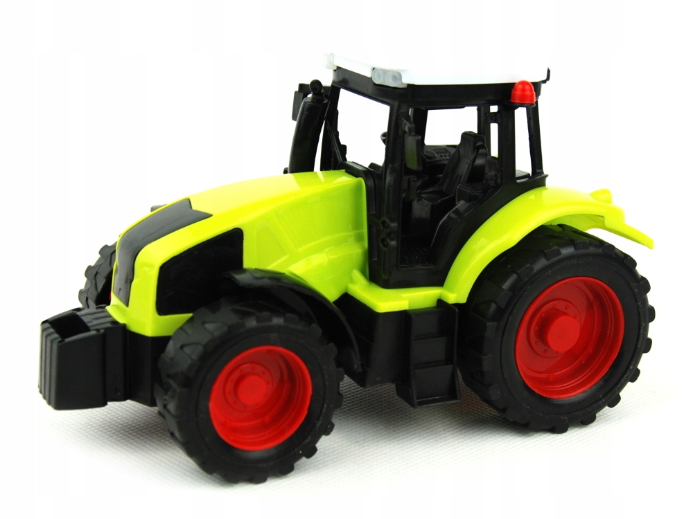 Traktor Zabawka Ciągnik Rolniczy z przyczepą MASZYNA ROLNICZA Siewnik Materiał plastik