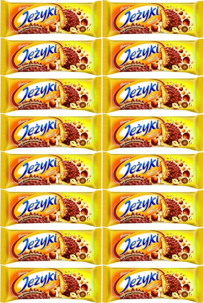 Jeżyki Advocaat Ciastka w czekoladzie mlecznej 140 g x20