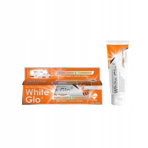 

White Glo pasta wybielająca na kamień z kurkumą