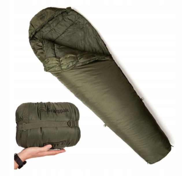 Snugpak Spiwór Softie Elite 3 Wojskowy 220 x 87,5 cm od -5°C do -10°C 1,6kg