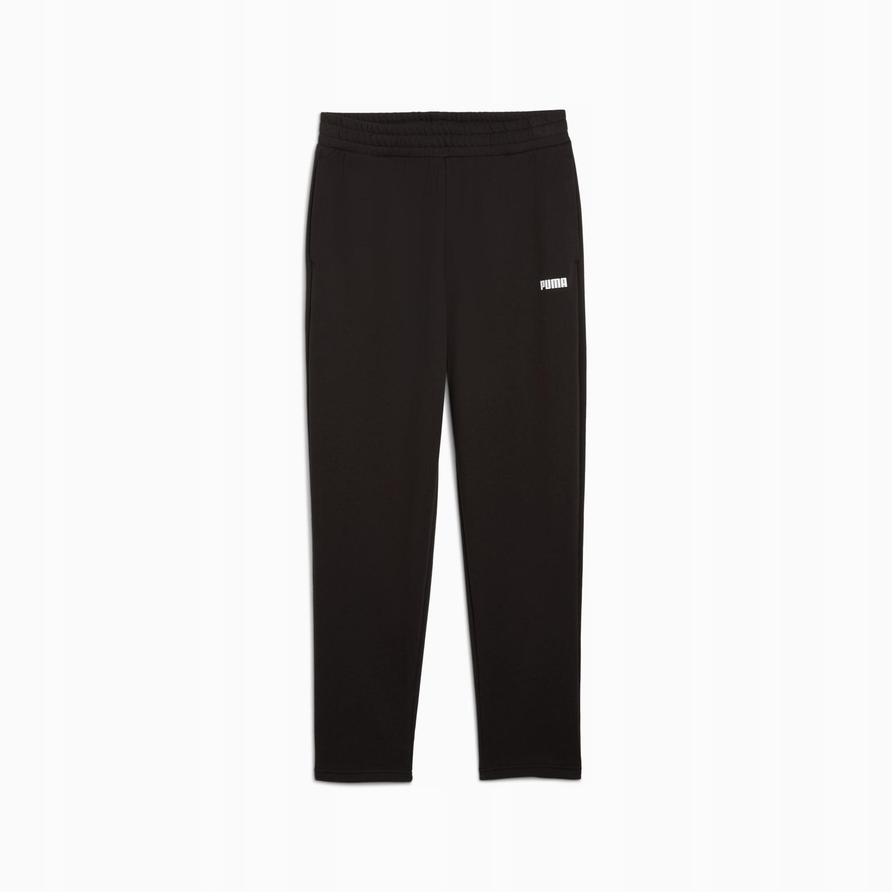 Spodnie Dresowe Męskie Puma Prosta Nogawka Bawełniane 68678701 rozmiar XL