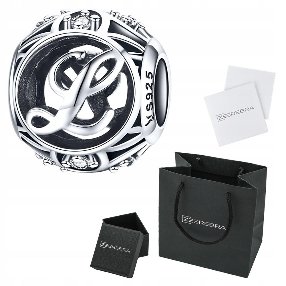 

Charms Litera L do Pandora srebro 925 S925