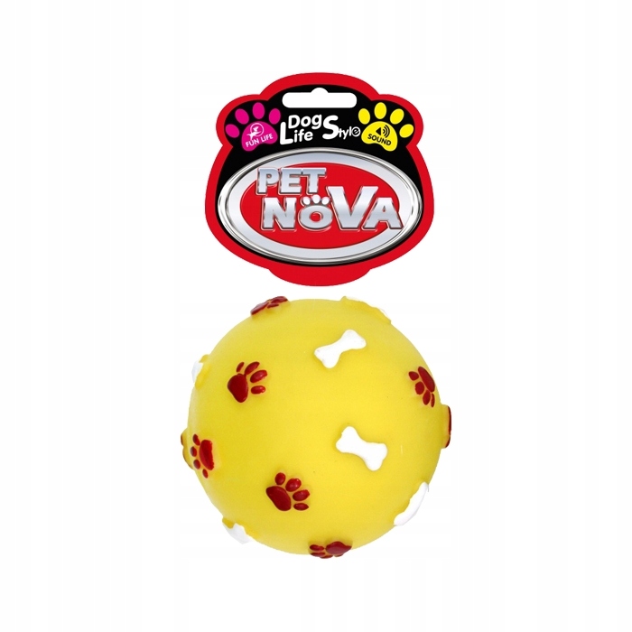 

Pet Nova Piłka dla psa winylowa piszcząca 7,5cm