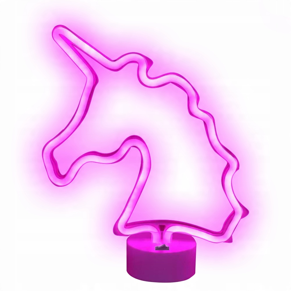 

Lampka Led Neon Jednorożec Usb/baterie