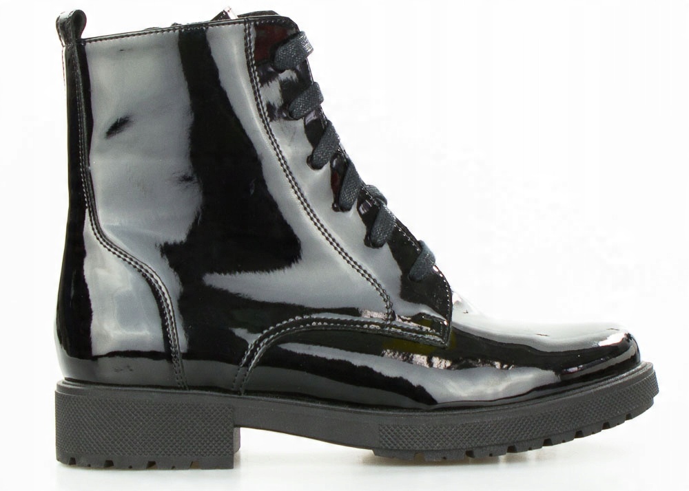 

Botki Workery Damskie Sempre Skóra Lakier 39