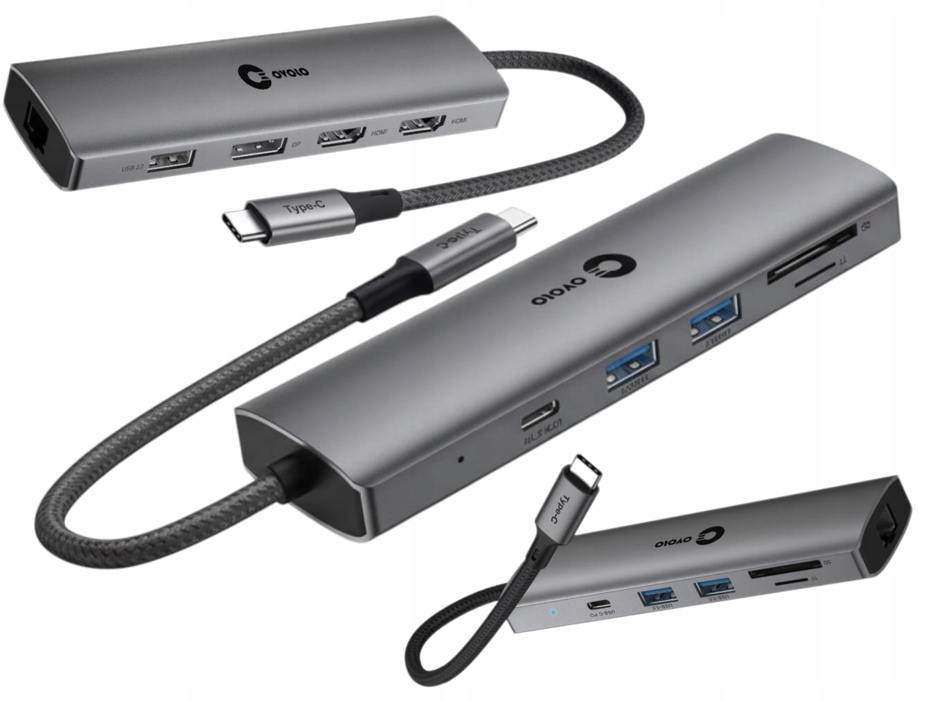 Samsung Usb-c Hub 100W Více portů a nabíjení jedním kabelem 2 monitory