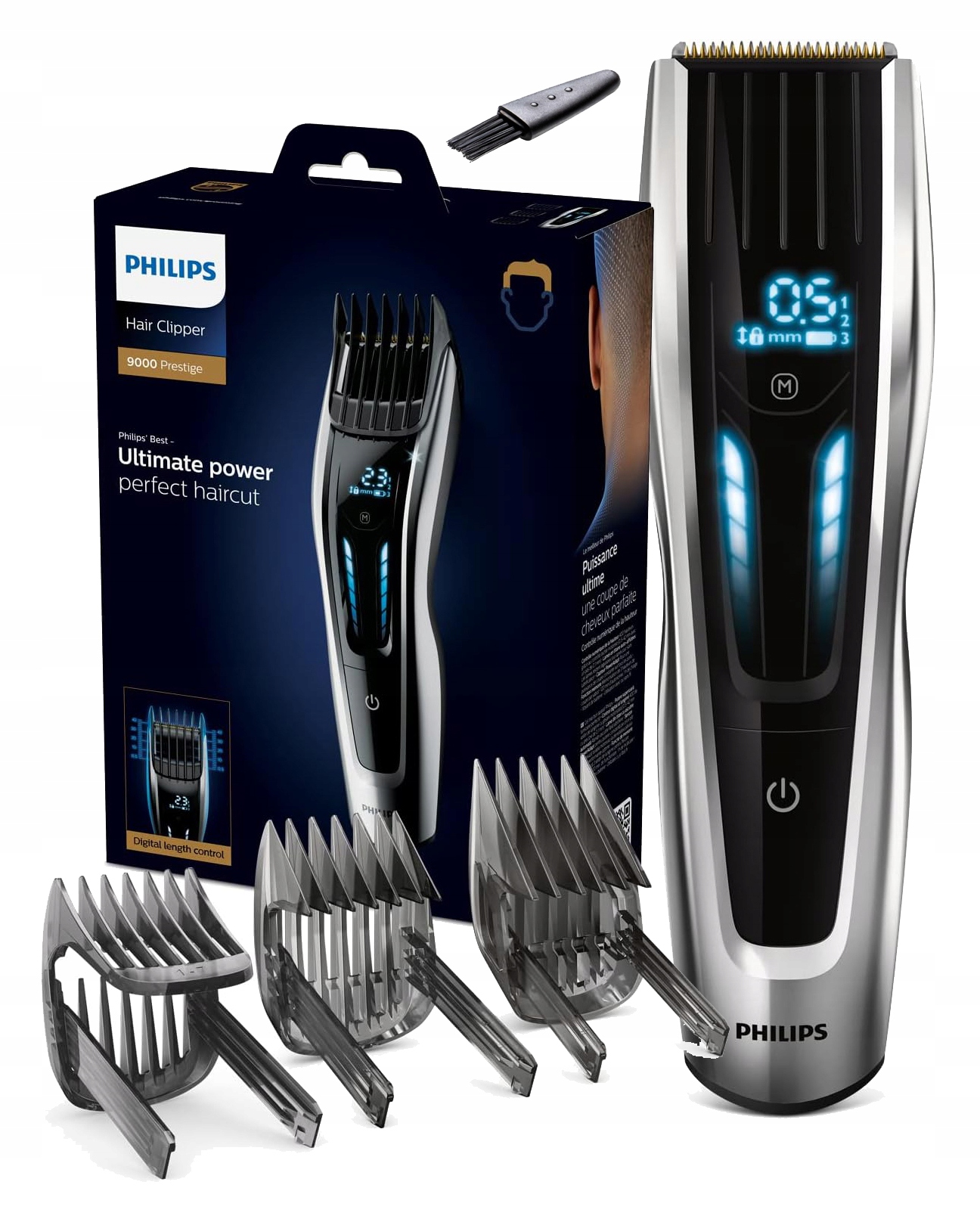 Bezprzewodowa Maszynka do strzyżenia golenia Włosów Brody Cyfrowa golarka-Zdjęcie-0