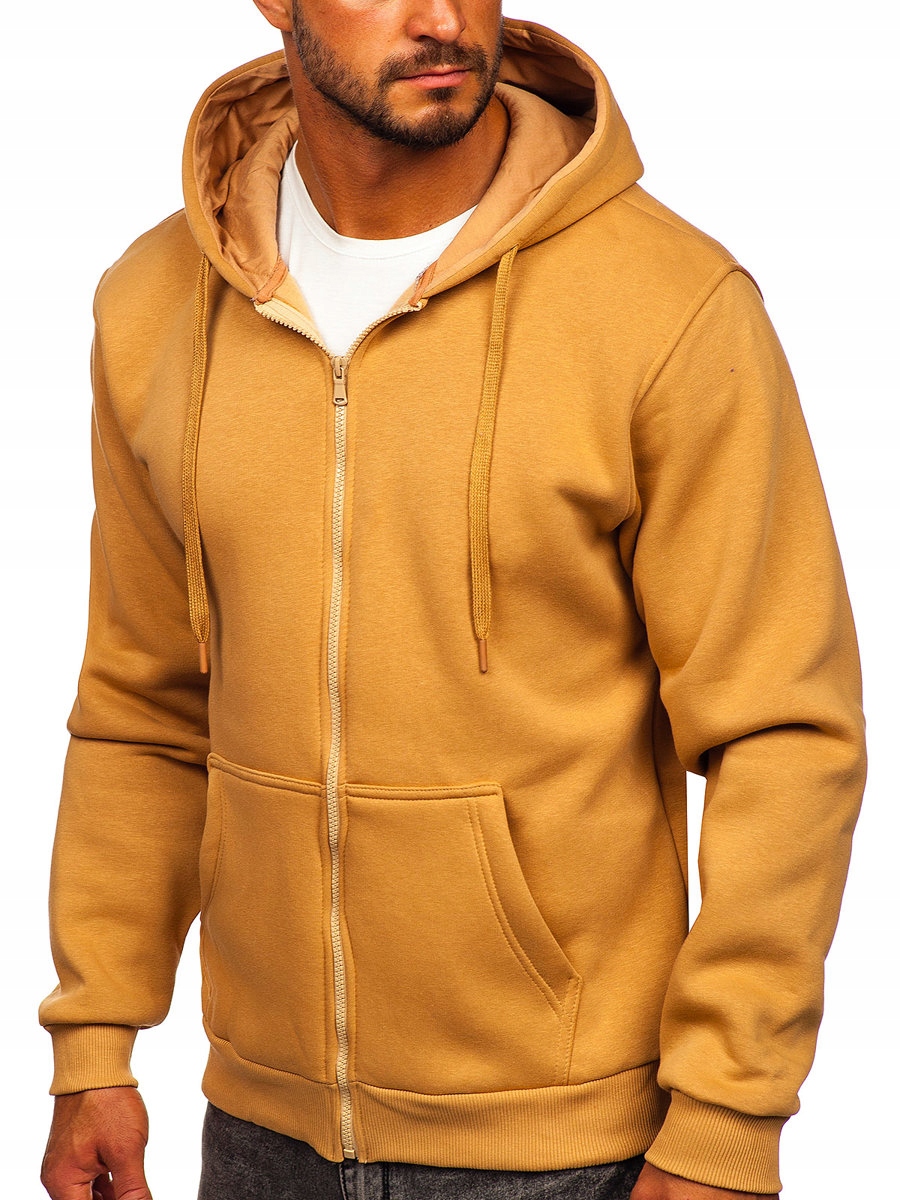 

Bluza Męska Z Kapturem Brązowa 2008 Rozmiar_l