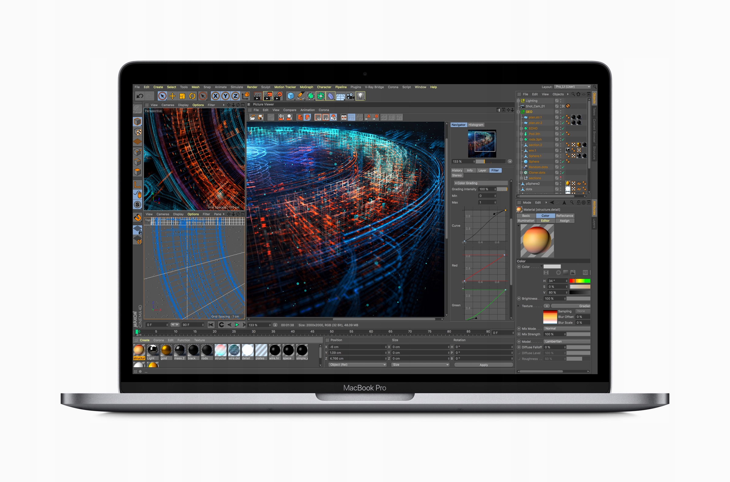 Laptop Macbook Pro 13 i7 16 gb 1TB ssd Gwiezdna Szarość B- - Sklep