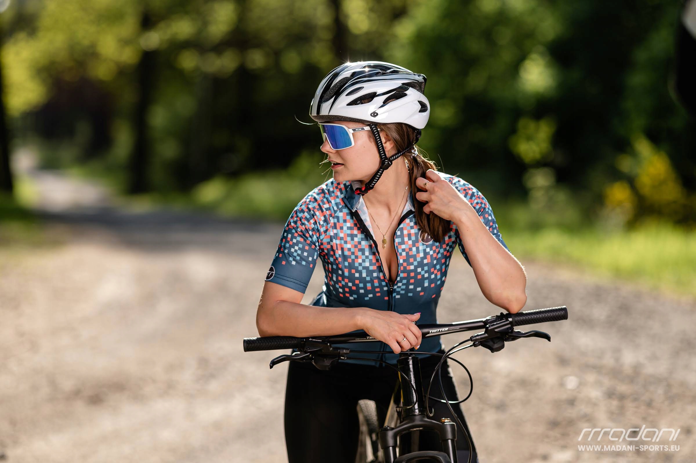 Madani: koszulka rowerowa damska MIRAY, r. XL Materiał dominujący poliester