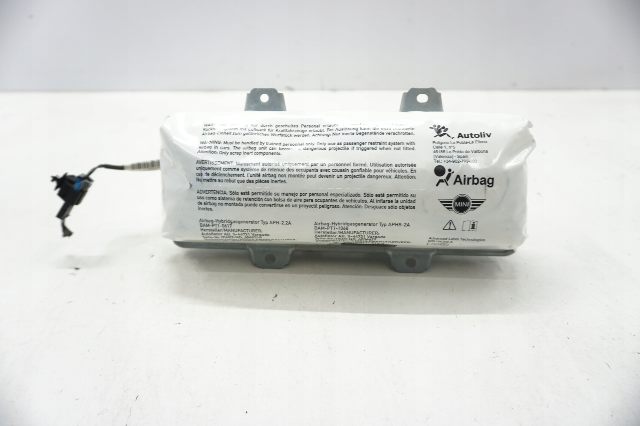 MINI COOPER S R56 подушка безопасности пассажира 2755735