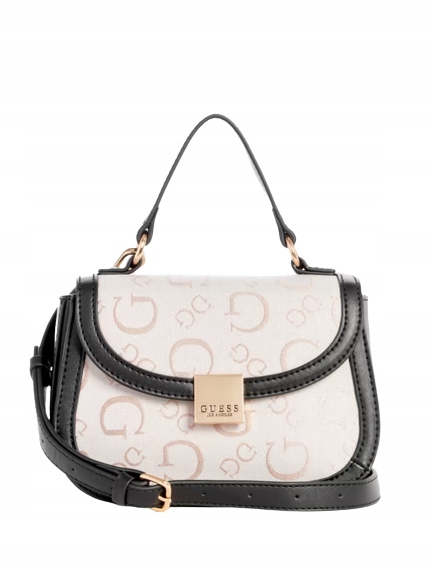 Guess dámská kabelka, crossbody Gammill Logo mléčná