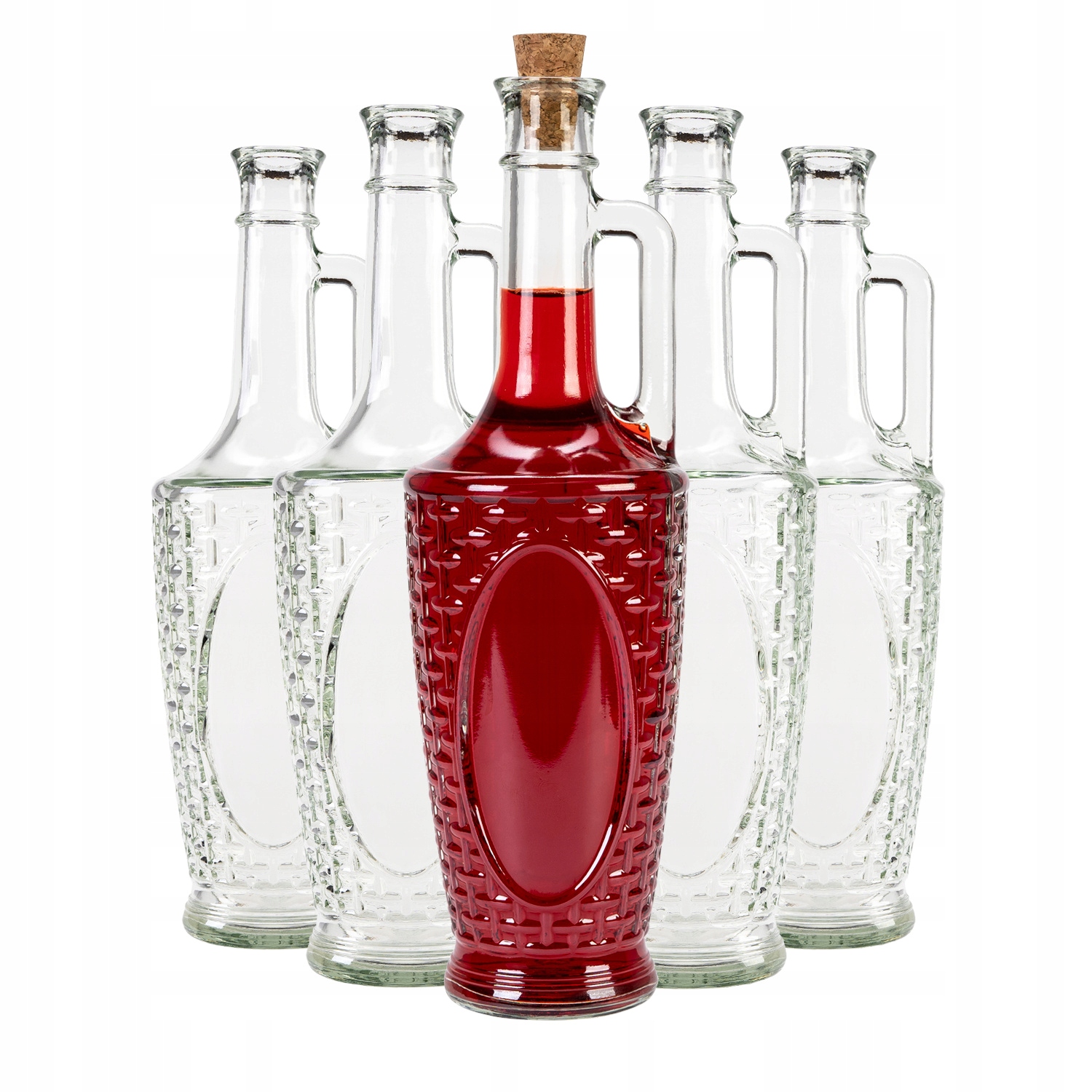 

5x Butelka Galicja 700 ml z Korkiem Karafka na Sok