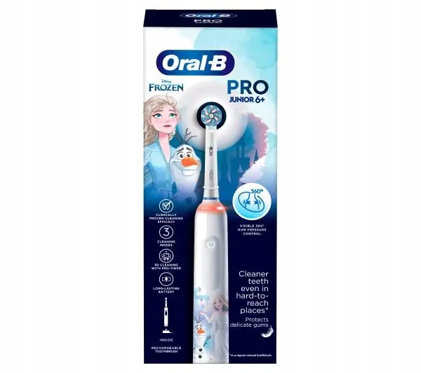 Szczoteczka rotacyjna Oral-B Pro Junior 6 Frozen Akumulatorowa dla dziecka