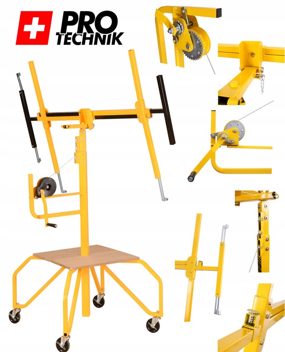 Profesjonalny podnośnik do płyt gipsowych 335cm