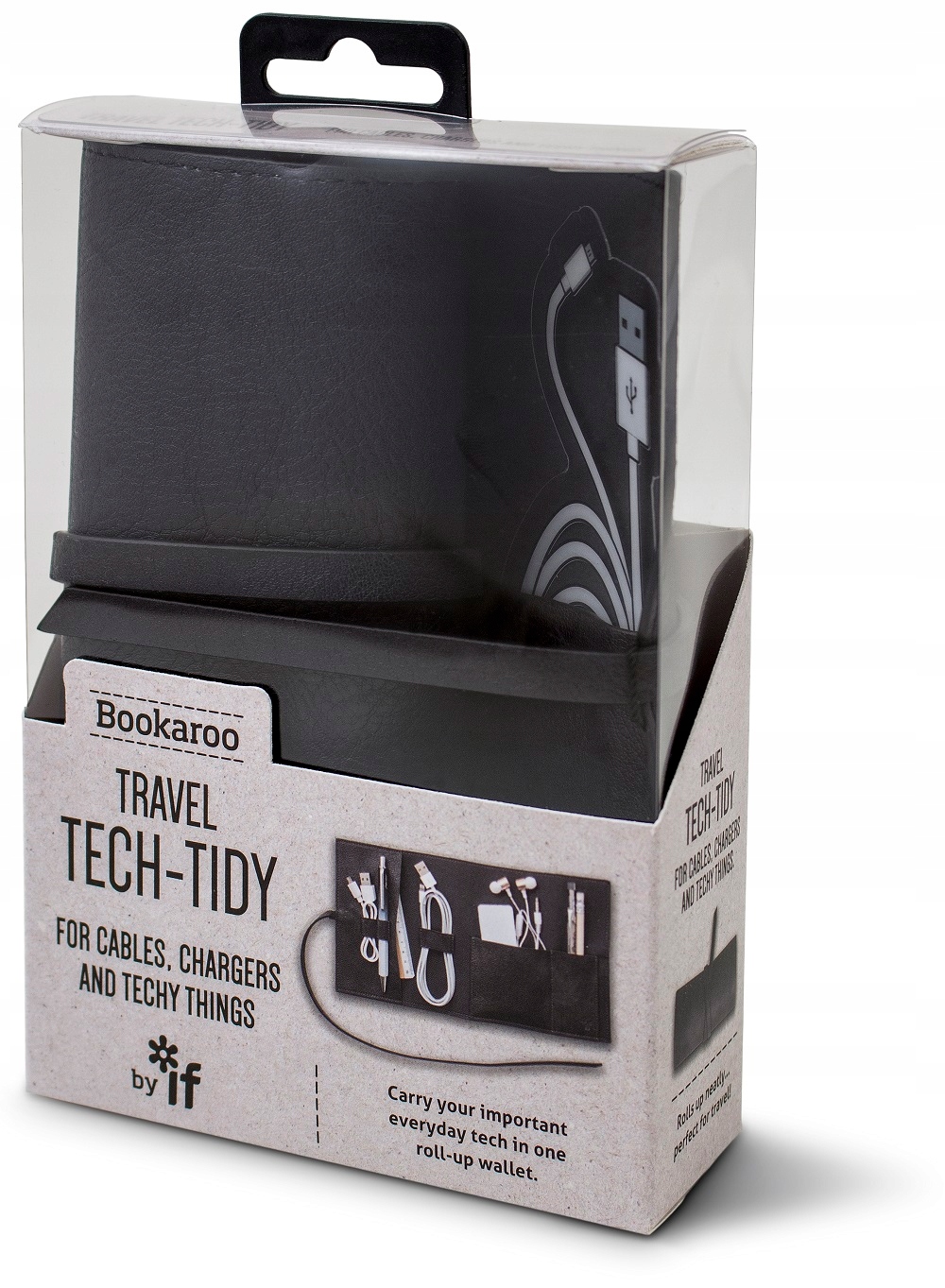 Bookaroo Travel Tech- Tidy Organizer podróżny czerń If