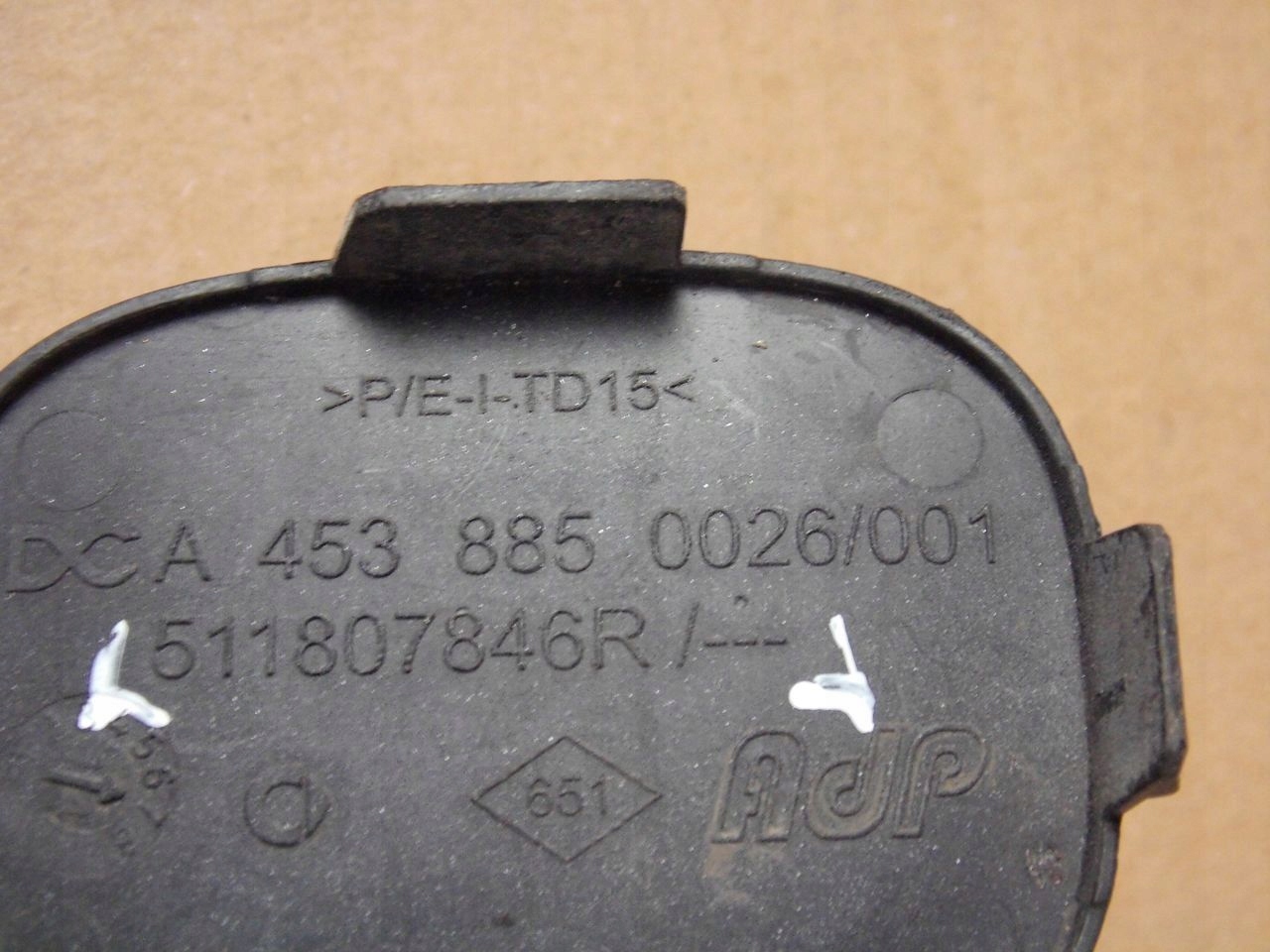 Smart ForFour II W453 towing hook cap of a bumper front front A4538850026