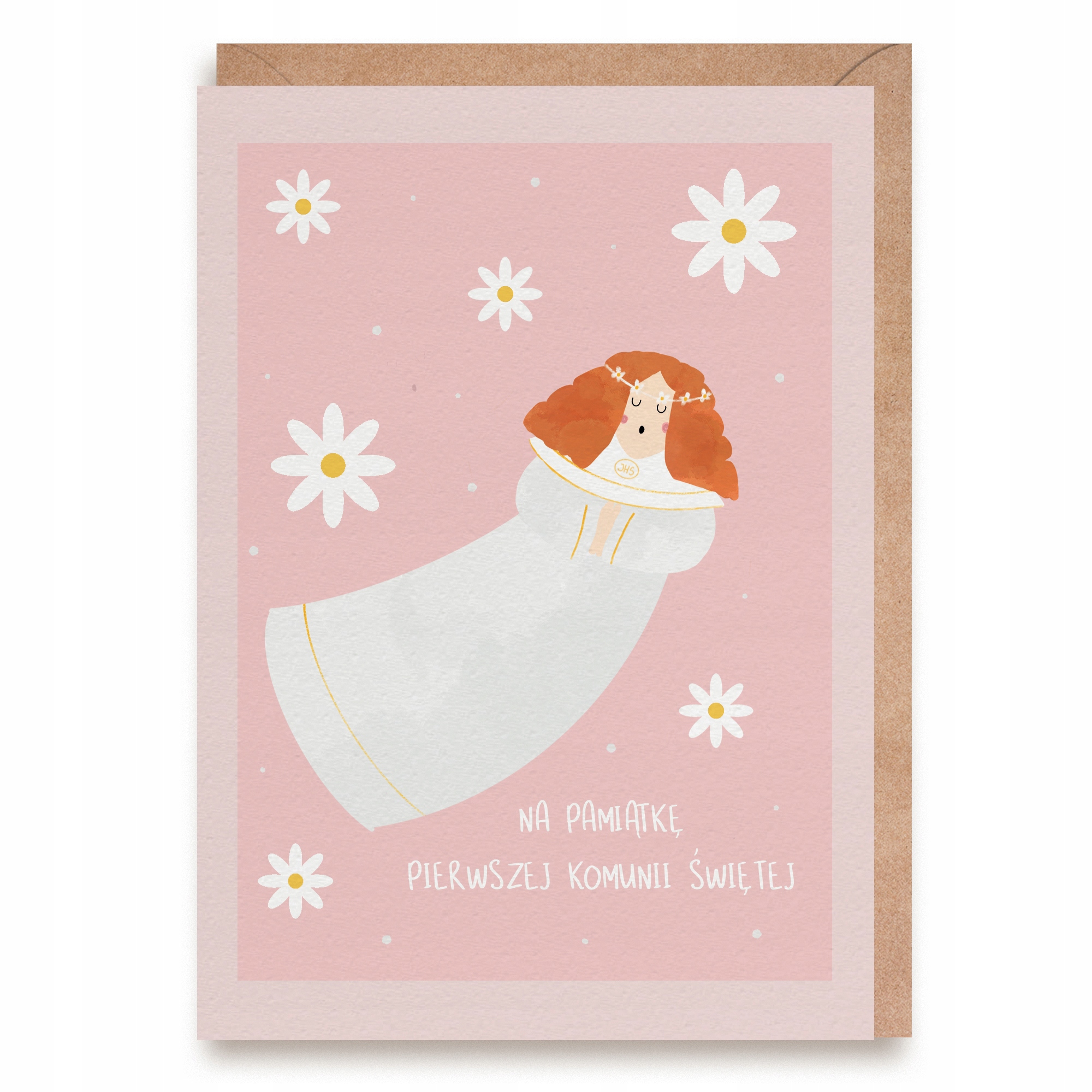 

Kartka komunijna Pamiątka na Komunię