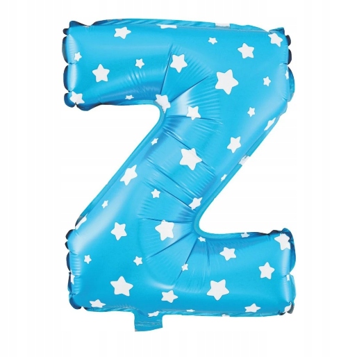 

Balon foliowy niebieski 40cm Litera Z
