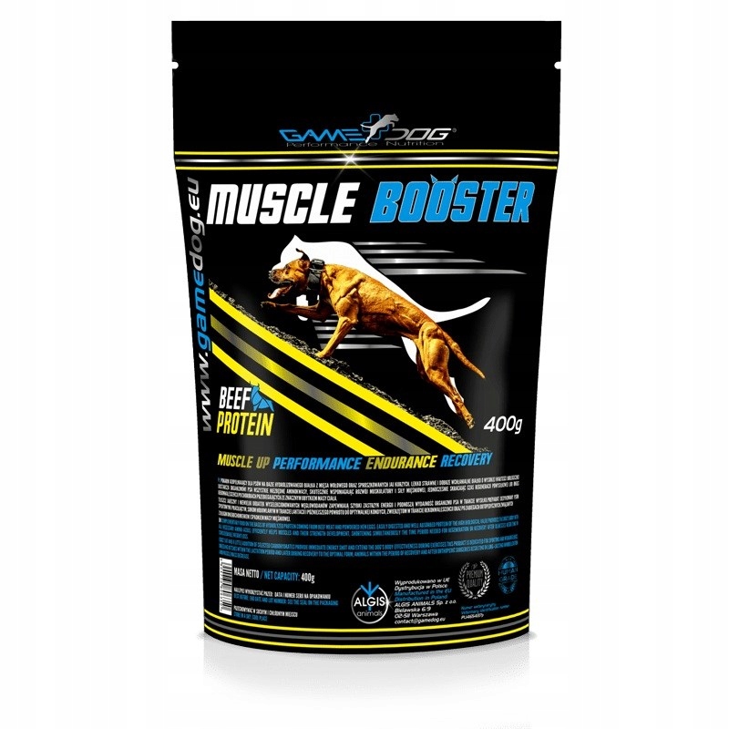 Levně Game Dog Muscle Booster podporuje budování svalové hmoty pro psa 400 g