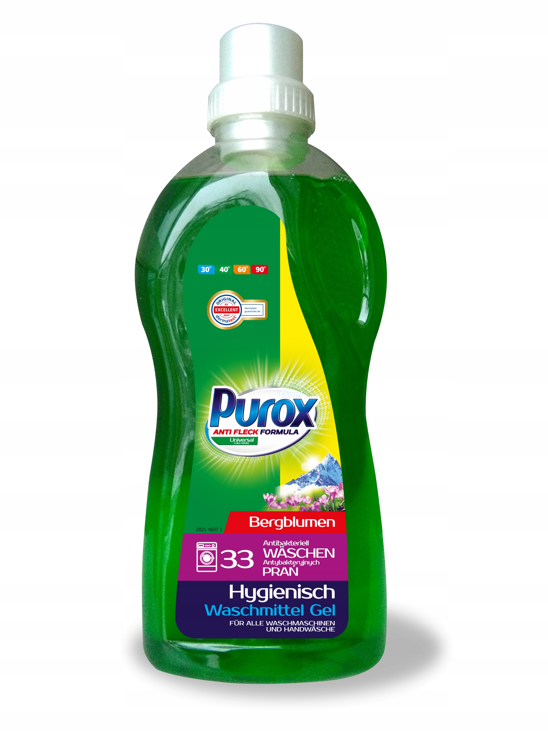 

Purox Niemiecki żel do prania Uniwersal Biały 1L