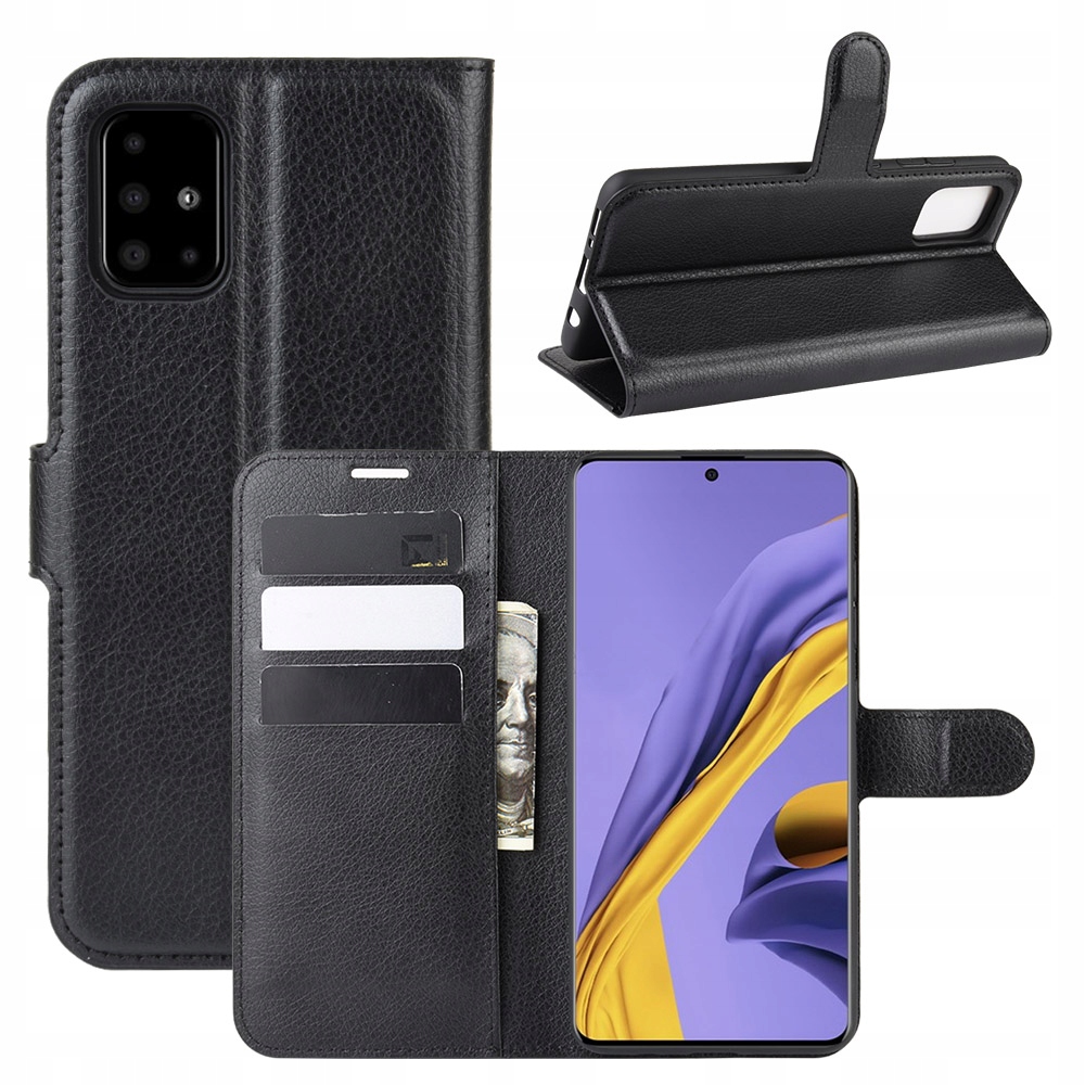

Etui Portfel Litchi, Case Do Samsung Galaxy A51