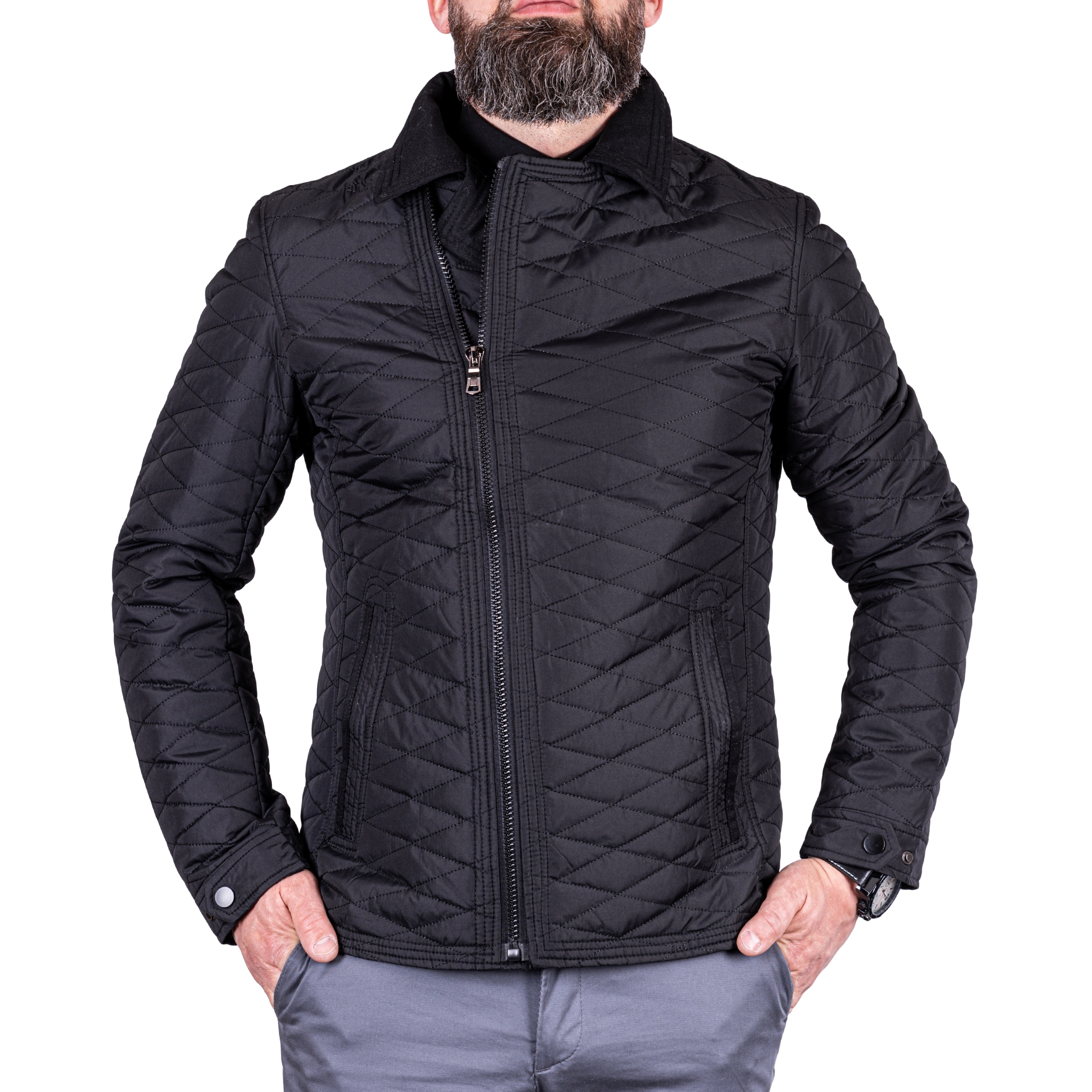 

Kurtka pikowana Przejściowa czarna Colin r. XXL