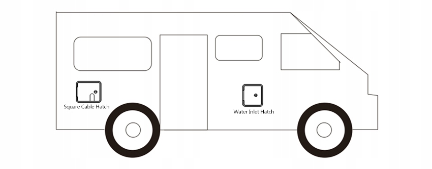 WLEW WODY ZAMYKANY NA KLUCZ DO JACHTU / KAMPERA Marka Seaflo