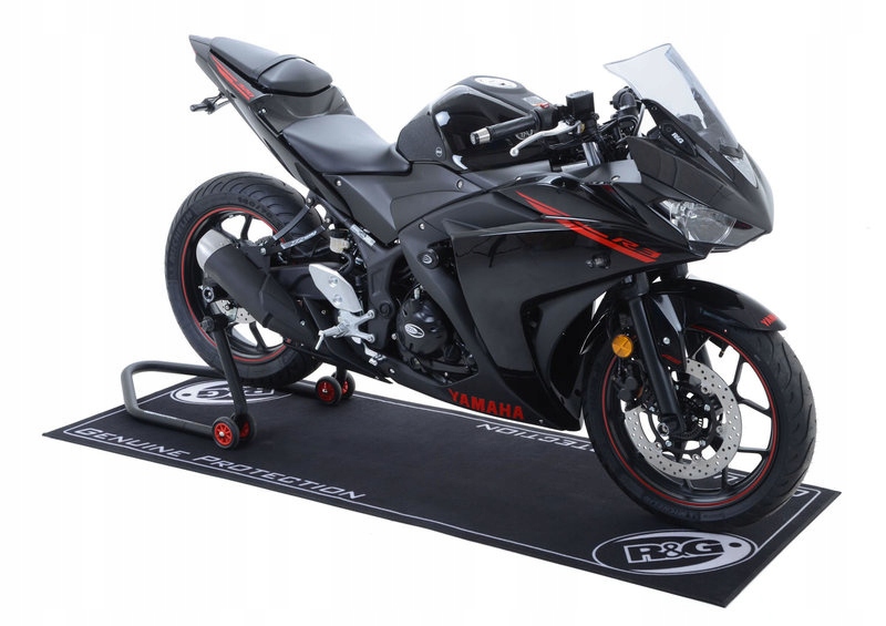 Environmentálna garážová pretekárska podložka Rg Racing 2M X 075M Black