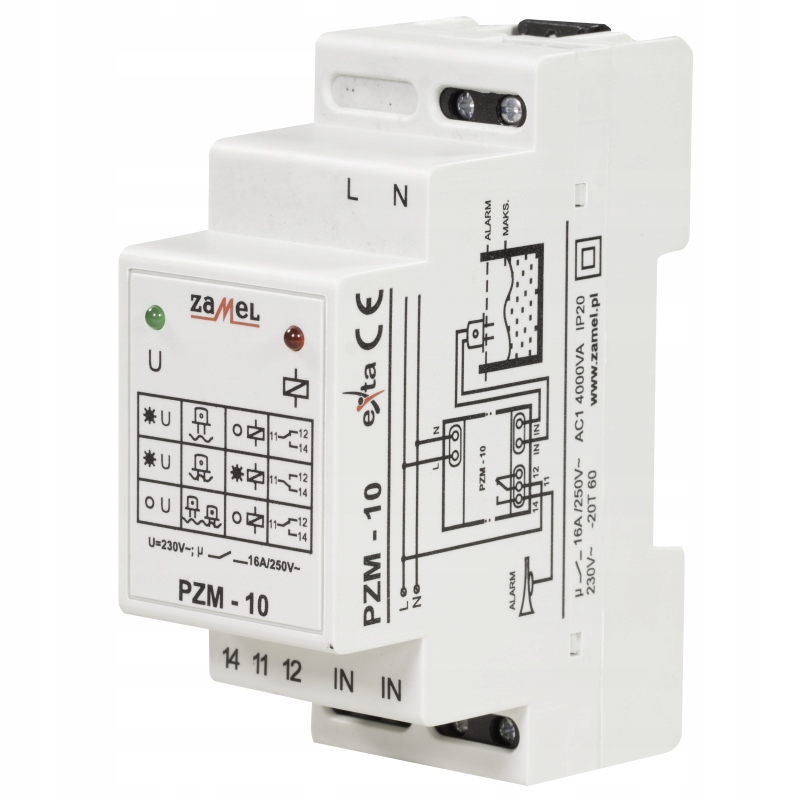 

Zamel Przekaźnik Zalania TH35 Z Sondą 230V PZM-10