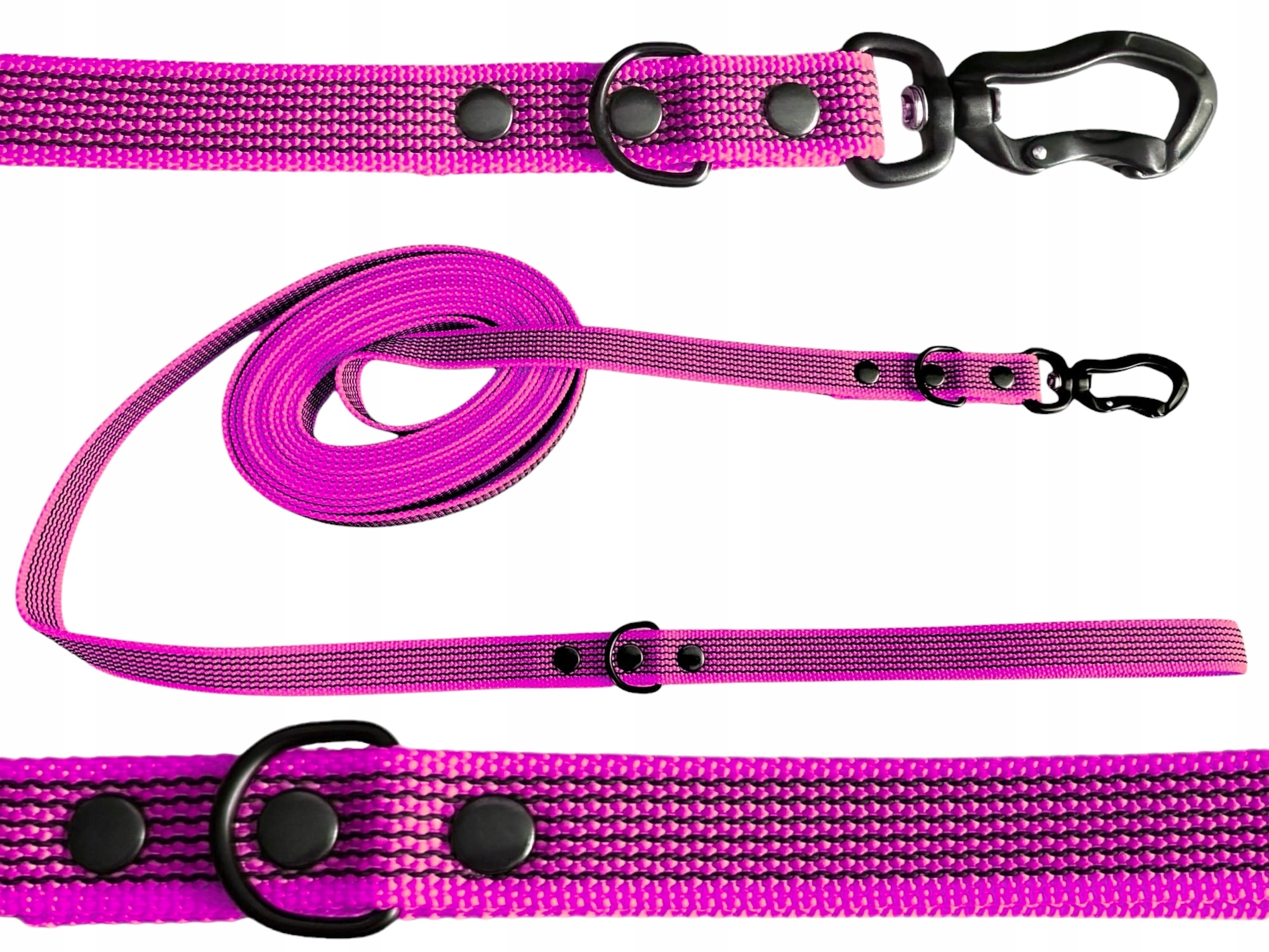 Vodítko Lanko Lonža Městská Pogumovaná Odolná Silná Protiskluzová 10M 20MM