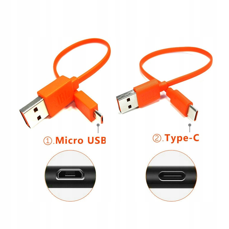 JBL oryginalny kabel ładowarka USB -USB C Złącza wtyk USB typ C