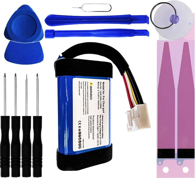 Nová baterie Akumulátor ID998 7800 mAh pro reproduktory Jbl Charge 4, 4J, 4S