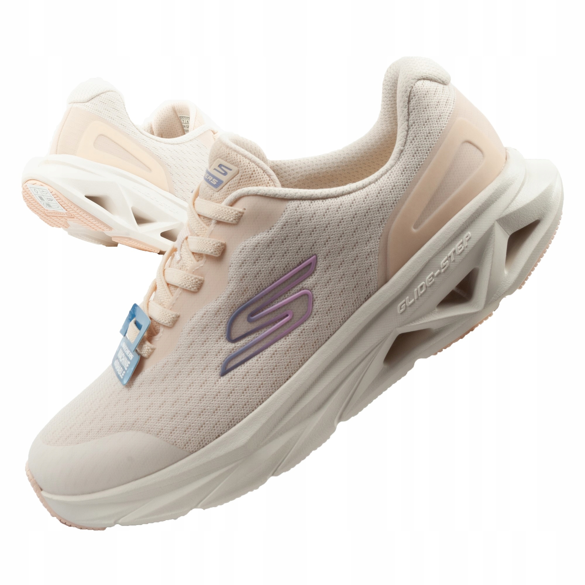 Dámské tenisky Skechers Glide-Step Vortex vel.37,5 pohodlné ecru