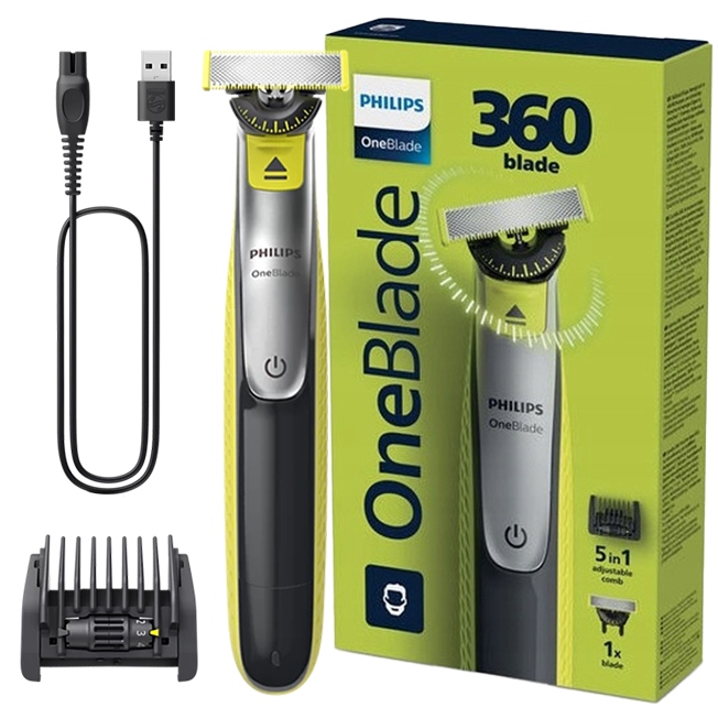 Golarka trymer do brody i zarostu Philips OneBlade 360 QP2734/23