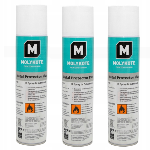 Molykote Metal Protector Plus SPRAY 400ml Wosk zabezpieczający